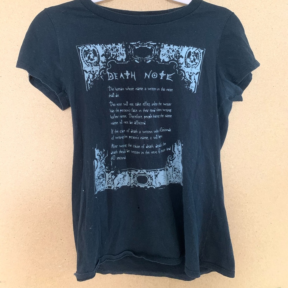 DEATH NOTE print tee